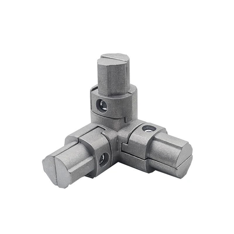 product 3d 90 degree internal connector third generation 1000 series aluminum alloy lean pipe connector accessories profile aluminum-13
