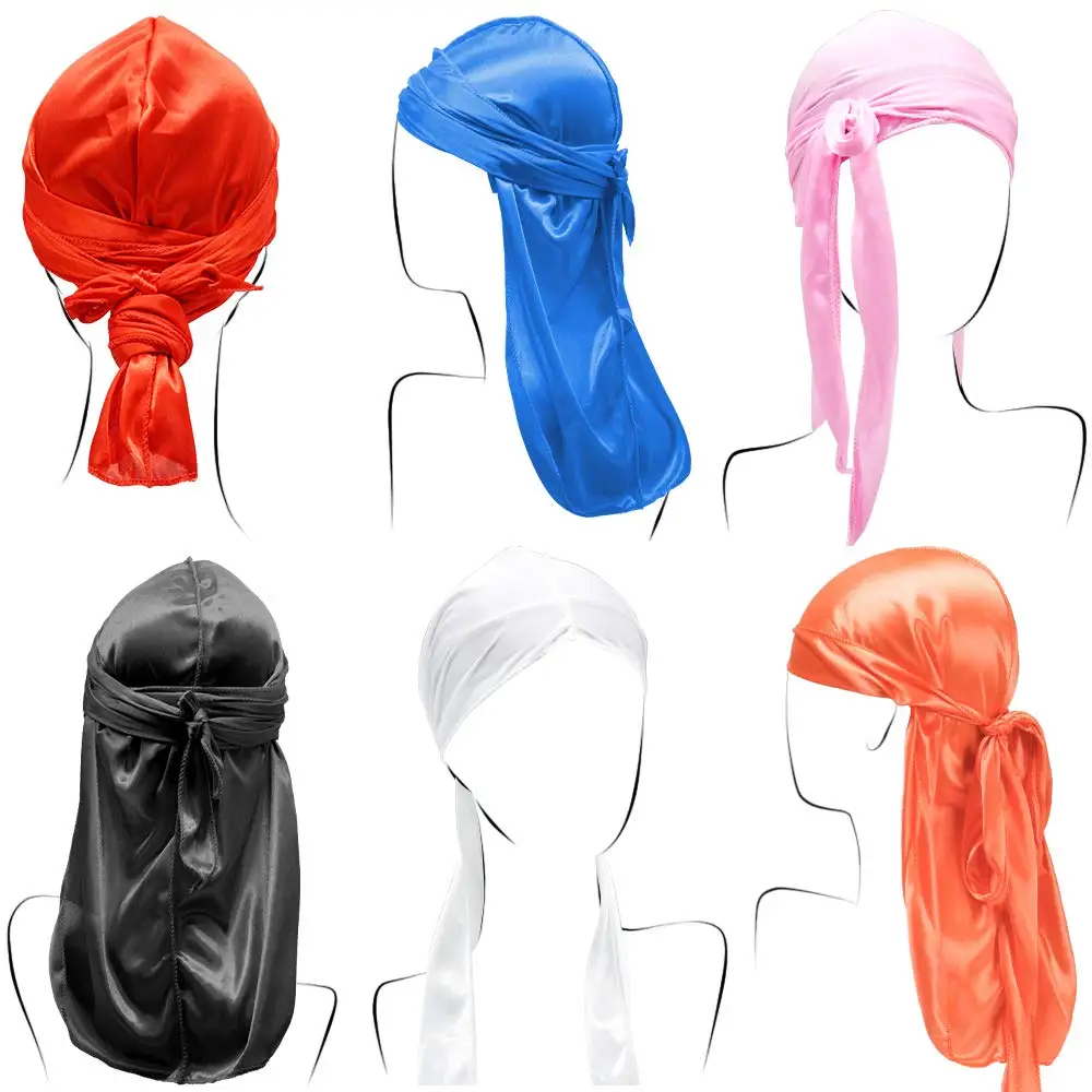 12Pcs Durag Pack, Durags for Men Silky, Silk Durag for Men Women Waves  Satin NEW