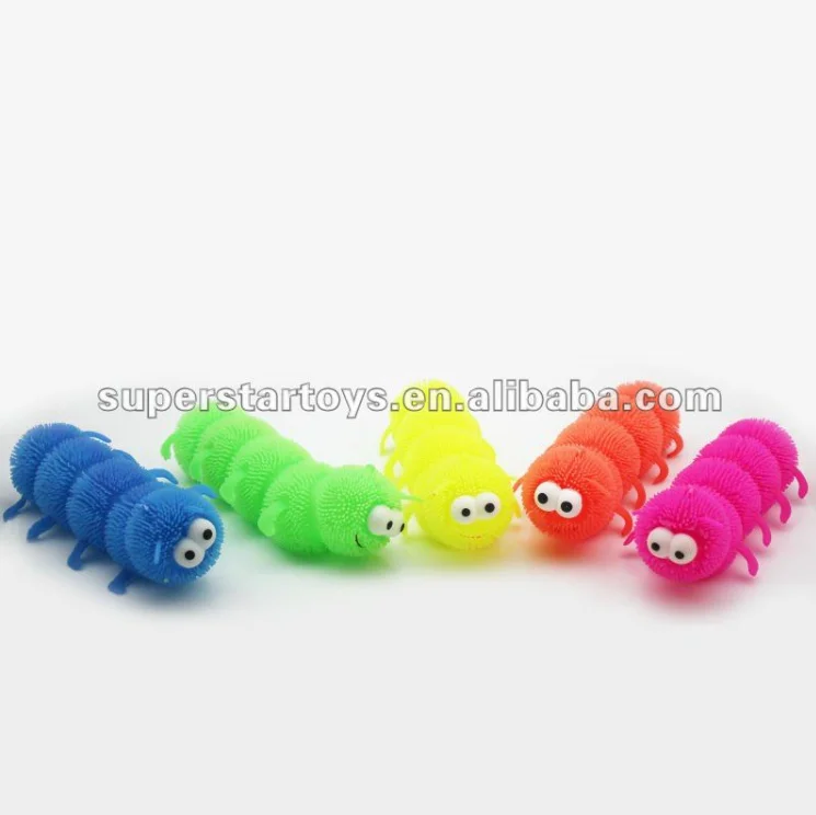 Amazon Cute Worm Stress Ball,Animal Puffer Ball Jumbo Puffer Ballpd002