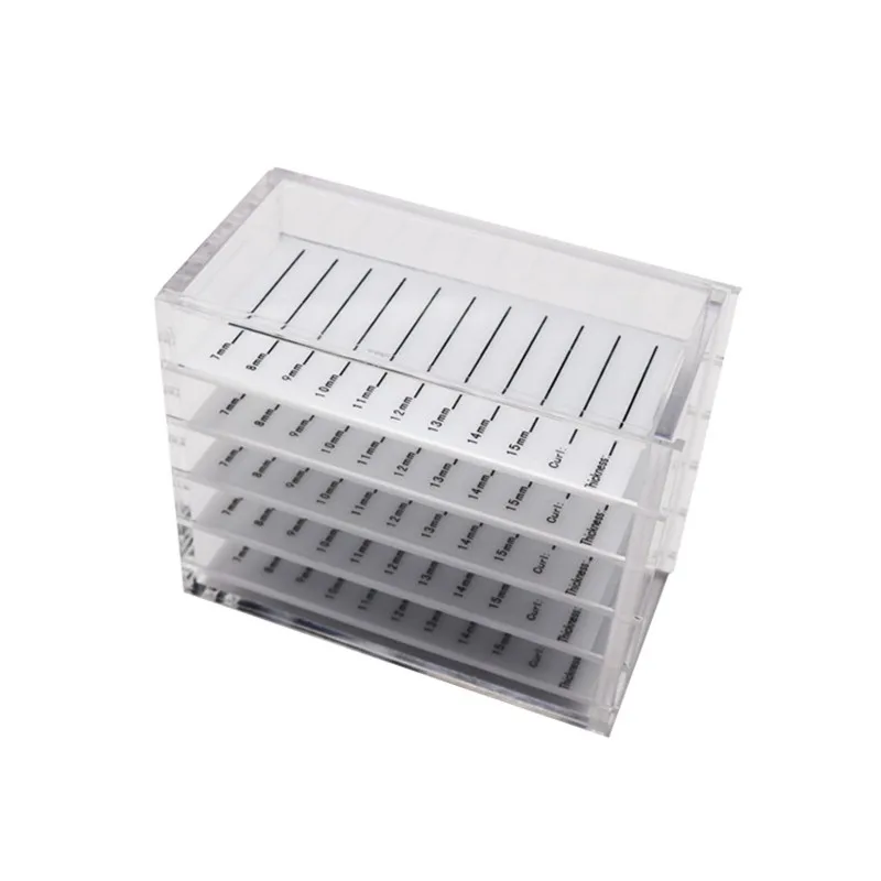 Acrylic Eyelash Extensions Box Plexiglass Lash Tile Palette Box - Buy ...