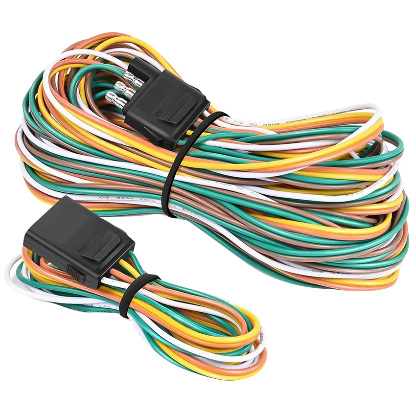 18awg 4 Way Flat 5 Wire Harness For Utility Boat Trailer Lights Kits