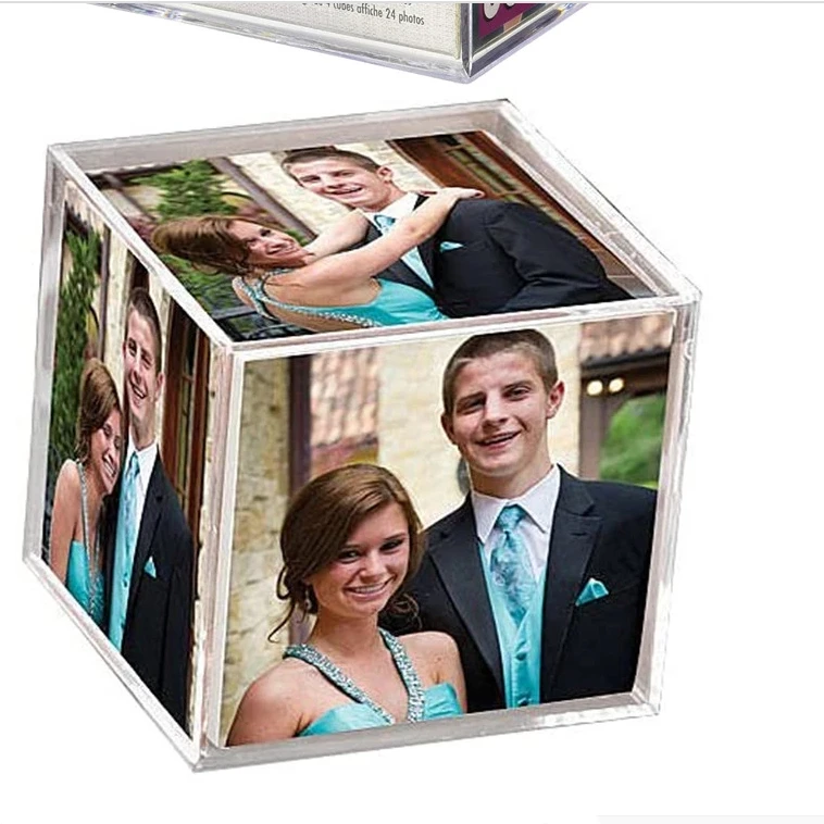 65750 Details about   MCS 3.25x3.25 Inch Clear Plastic 6 Sided Photo Cube 4-Pack Clear 