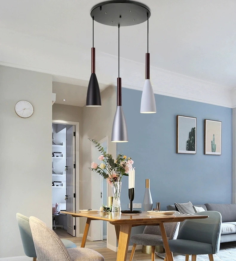 Modern silver gray office home interior 170V-240V Soft light effect modern led chandelier