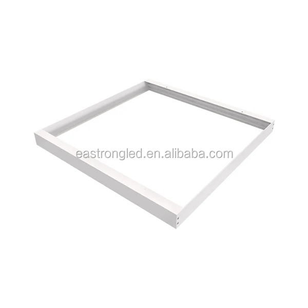 600x600 white  aluminum surface mount led panel frame kits