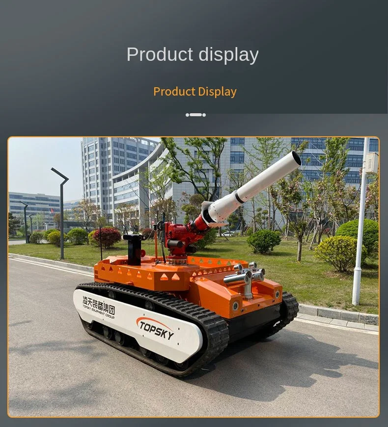 Explosion-Proof RXR-MC200BD Electric Firefighting Reconnaissance Robot for Petrochemical Enterprise Tunnels