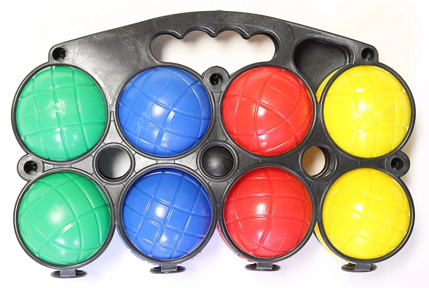 Premium Classic Resin Bocce With Wooden Case For Outdoor Play With Two