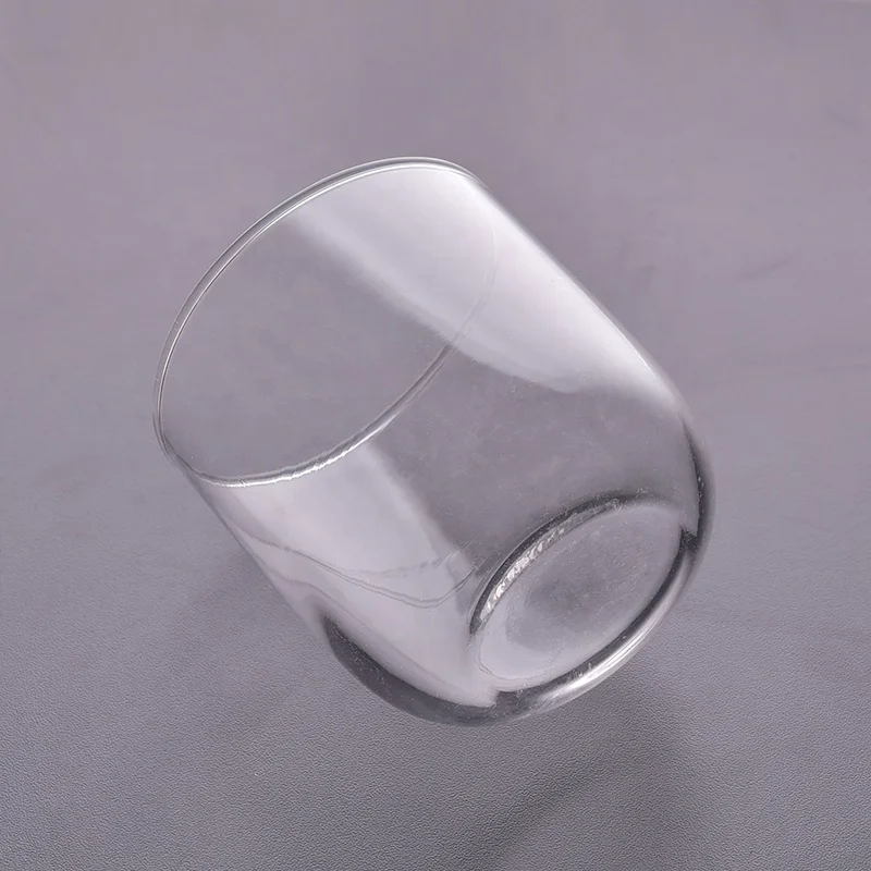 Empty machine blown candle container glass tea light candle jar wedding decoration factory