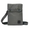 grey custom cotton canvas passport bag passport holder travel wallet strap metal hook rope travel organizer