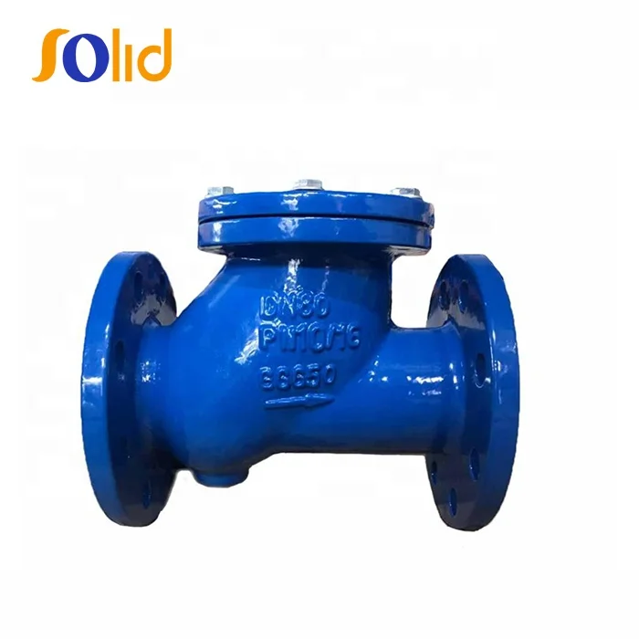 Ductile Iron Non return one way non slam lift ball type check valve