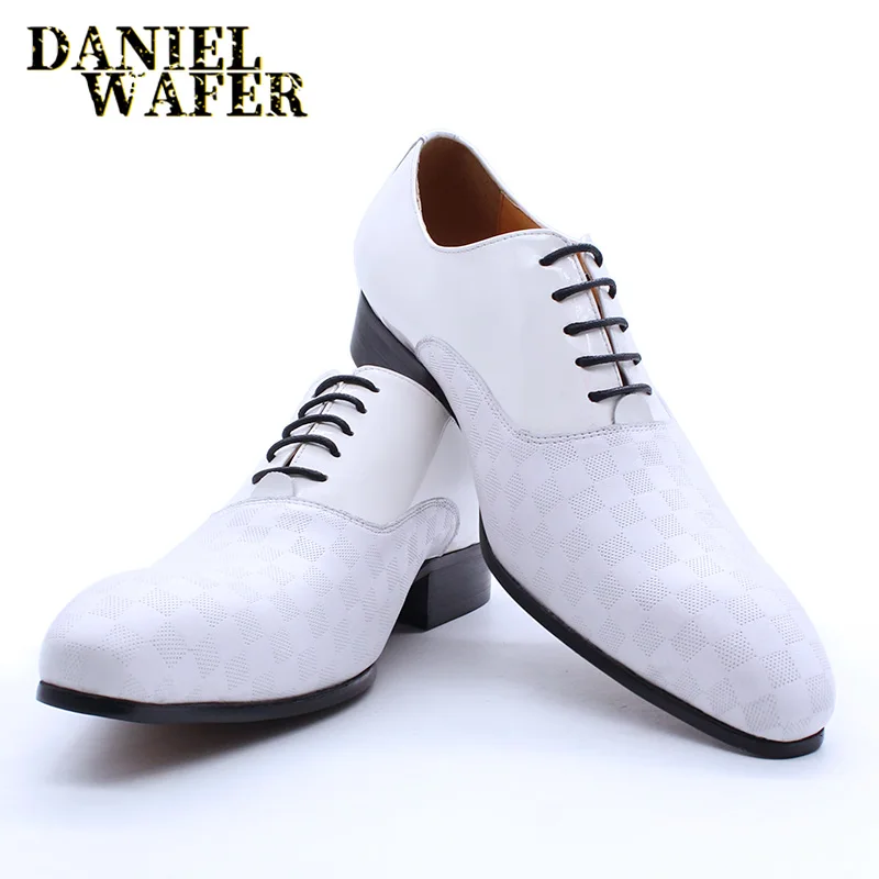 mens white pointed toe dress shoes