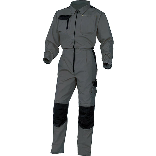 Mach Spirit Grey Mens Work Overalls Coverall Boilersuit Work Uniform