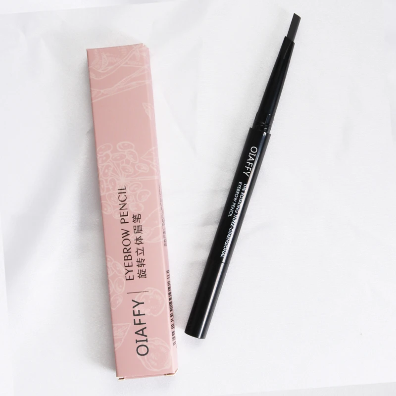 brand customized production double head eyebrow pencil brown