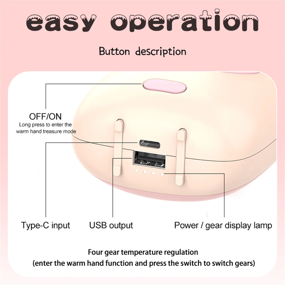 Hand Warmer, USB, 10000mAh - detail 10