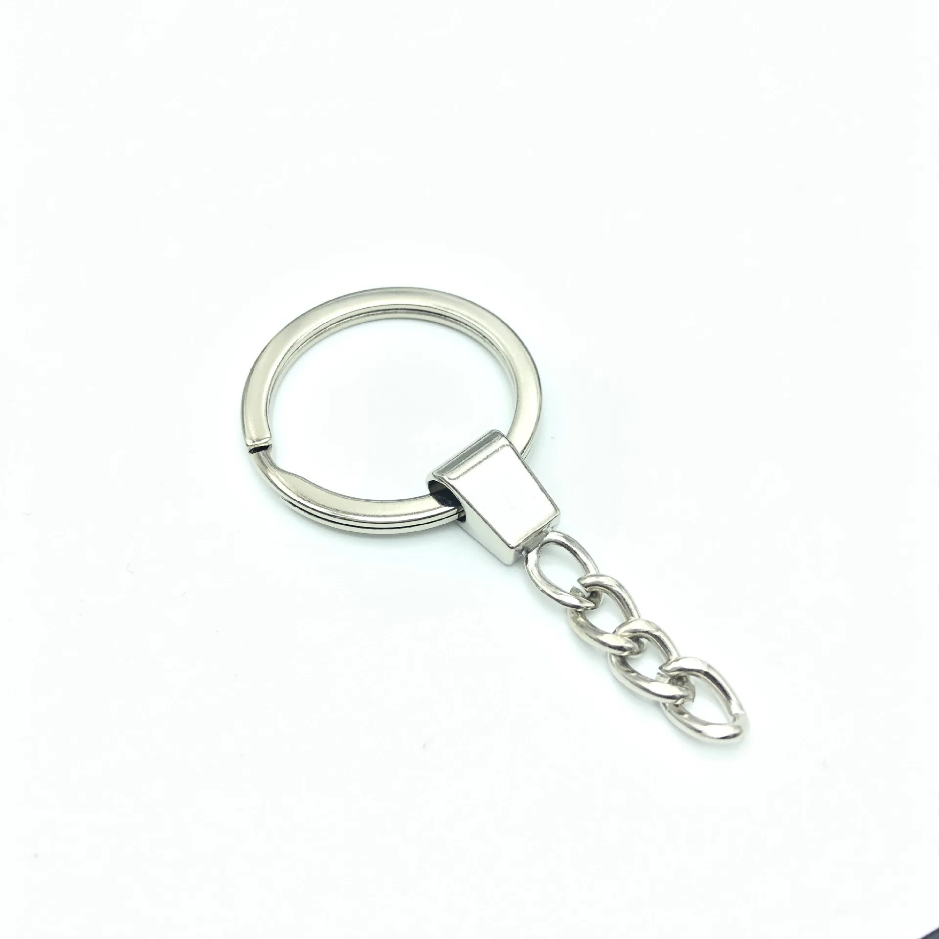 30mm Metal Key Rings Round Edge Flat Edge Style Wholesale Keyrings For