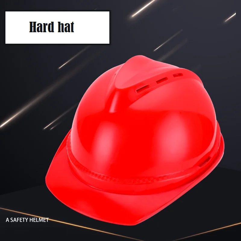 Construction Team Safety Helmet Ventilation Holes Adjustable Outdoor