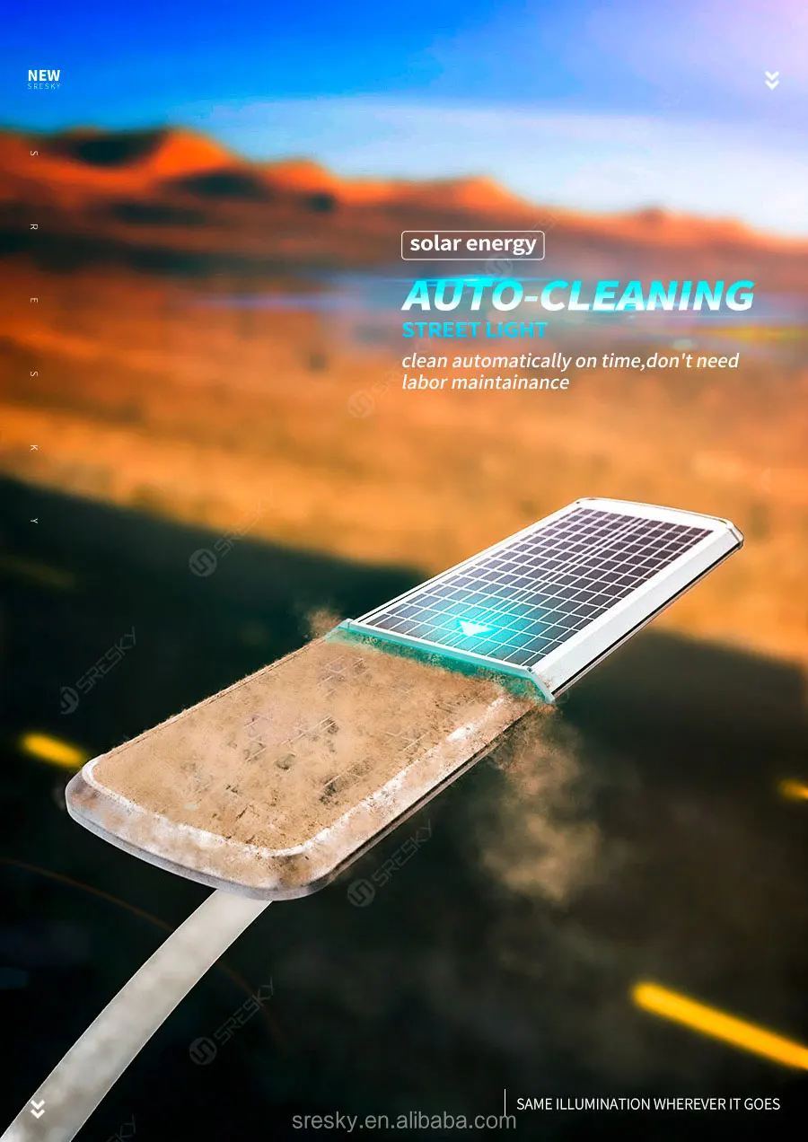 Integrated High Power 100W All In One Solar Street Light CRI70