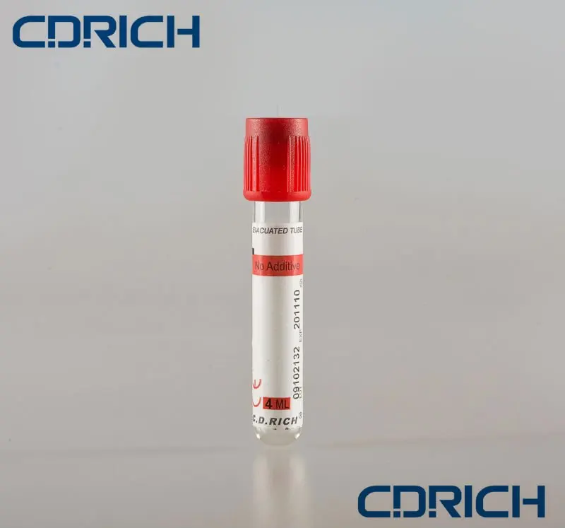 Plain tube with red cap