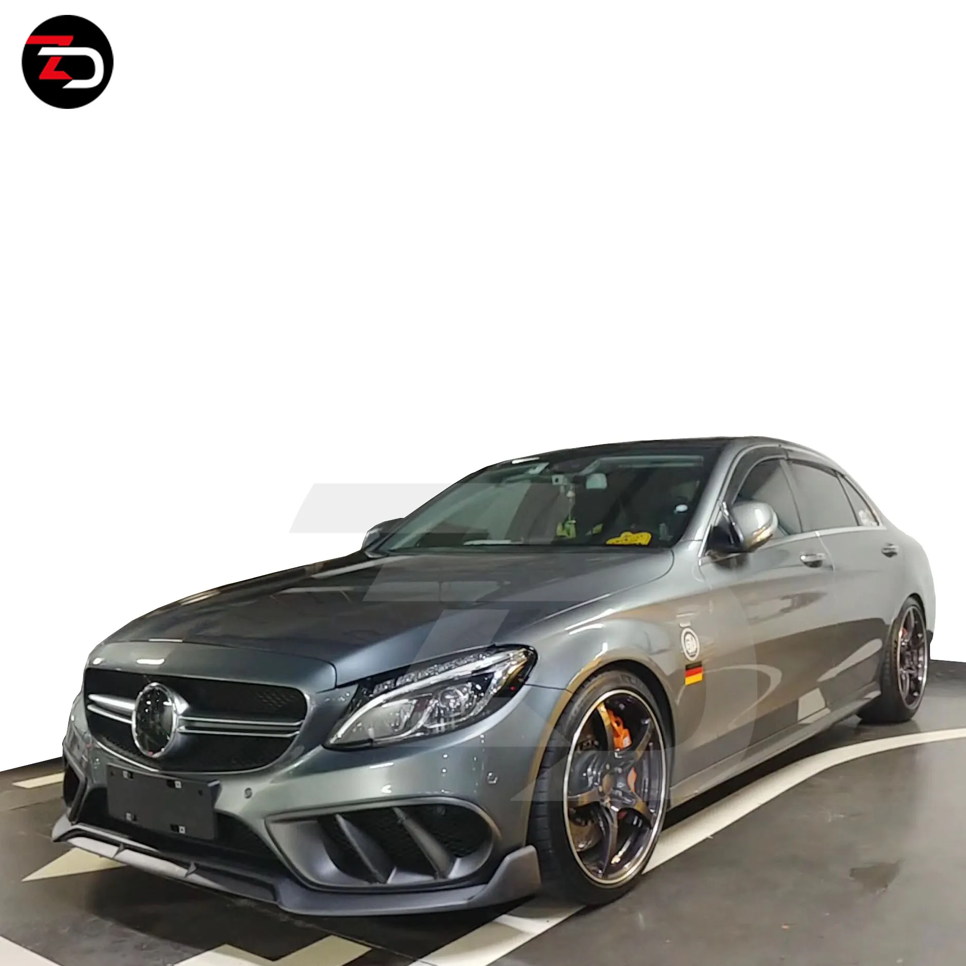 High Quality Carbon Fiber Front Bumper Lip And Bumper Vent Attachment