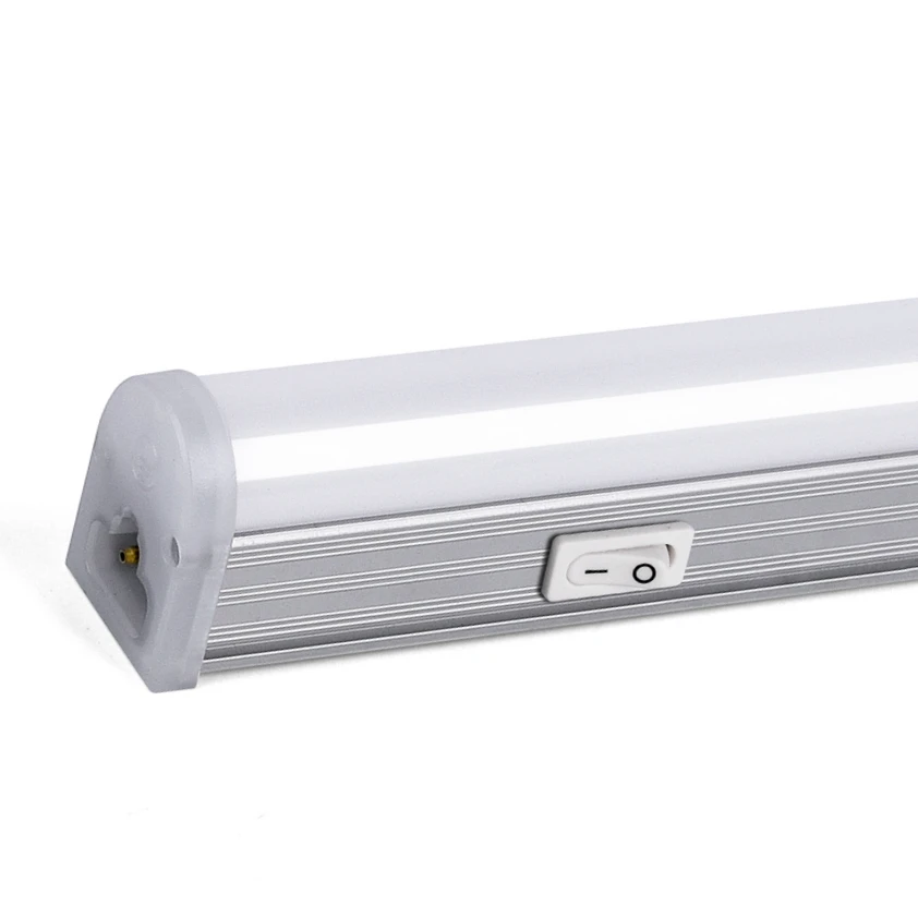 New ce t5 led tube led display light led under cabinet light in China Long Lifespan 530Mm T5 T8 Led Tubes on/off switch led lamp