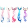 unicorn hair bow with hair swing