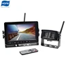 Dual Wireless Car Reverse Backup Rear View Camera System Trucks Bus With Monitor