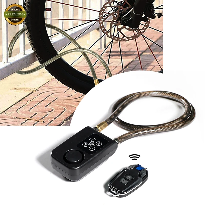 Superbsail Theft Spiral Steel Cable Universal Protective Bicycle Lock Stainless Steel Cable Coil Bicycle Accessories Bike Lock details