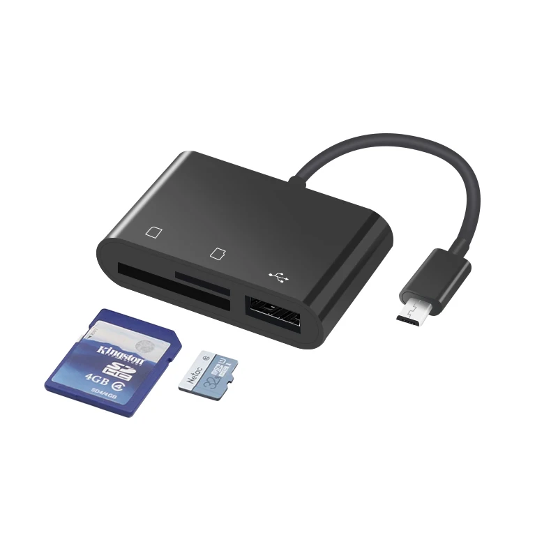 2020 Wholesale 3 in 1 Micro NUS Mini Multi Card Reader - ANKUX.COM