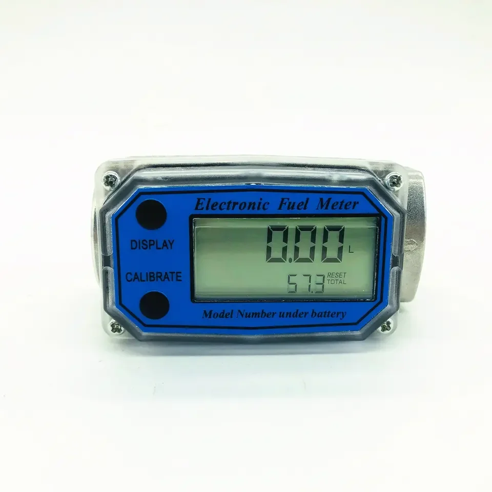 Electronic Aluminum Turbine Pulse Digital Diesel Fuel Flow Meter With