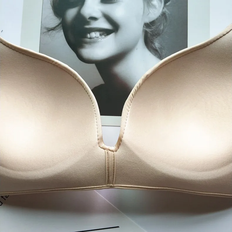Breathable Sexy Women Bras Transparent Solid Antibacterial Wireless