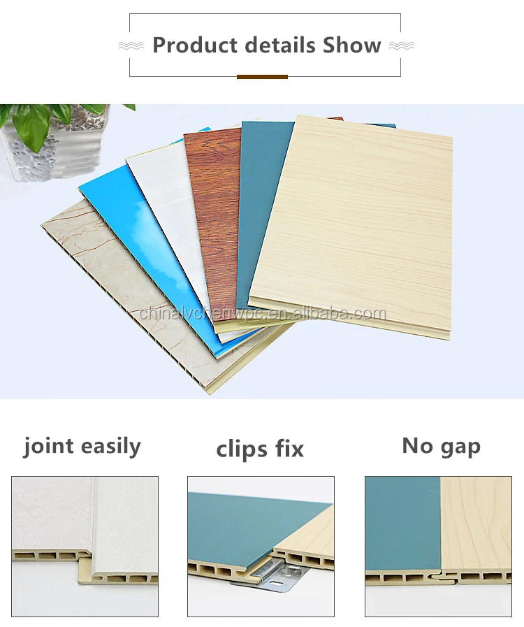 Factory Wpc Ceiling Wall Panel Fast Installation Bamboo Wood Fiber ...