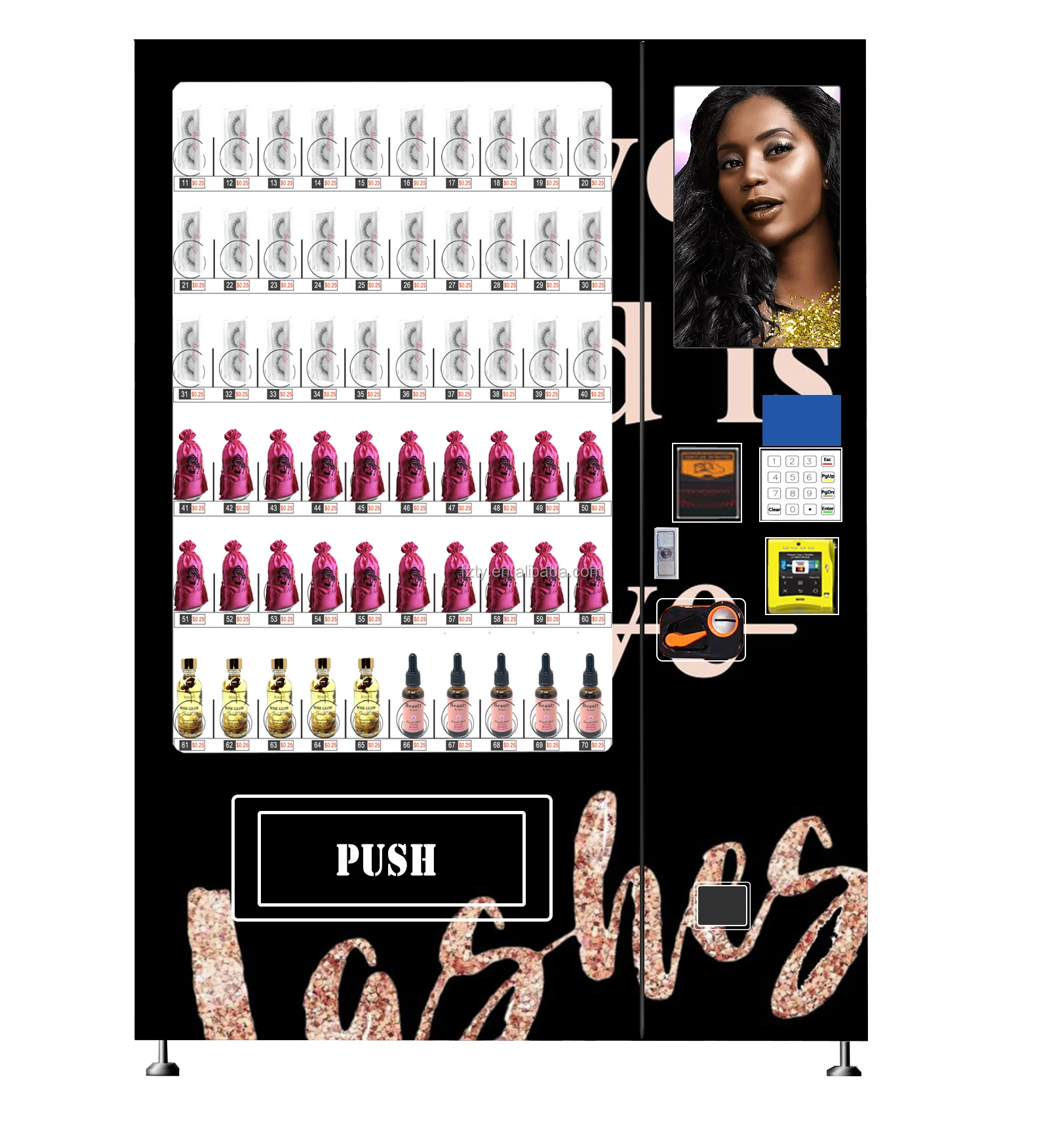 New Fashion Hair Vending Machine With Touch Screen Monitor Buy Hair