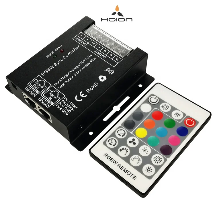 Best seller RGBW LED controller rf rgbw led strip controller rgbw led sync controller DC 12V~24V 768W warranty CE,RoHS