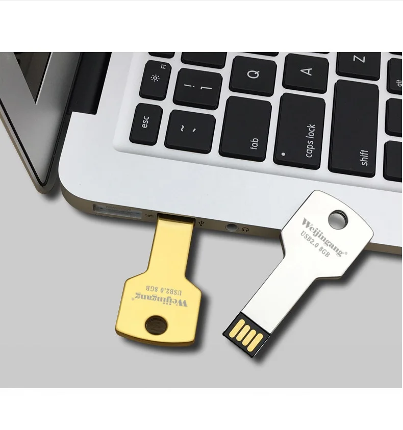 2021 Key Shape USB Flash Memory Disk USB Drive Free Custom Laser LOGO 2.0 3.0 2GB 4GB 8GB 16GB 32GB 64GB Pen Drive - ANKUX.COM