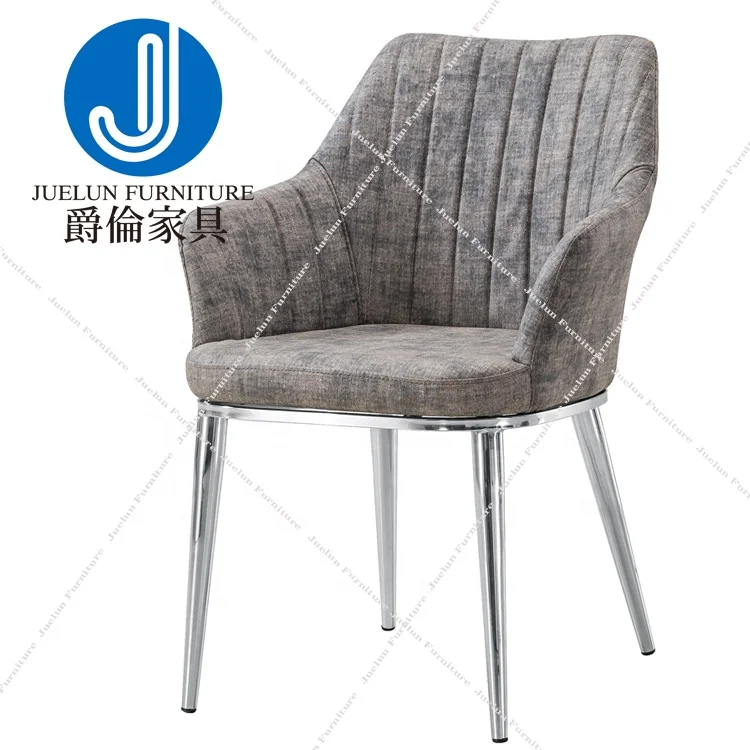 Manufactory Wholesale dark gray industrial dining chair iron industrial metal chair