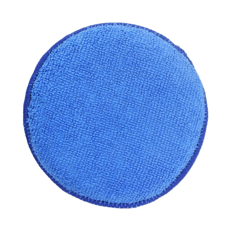 Satc 5 Inch Auto Care Detailing Polishing Pads Soft Microfiber Car Wax Applicator Pads 80 