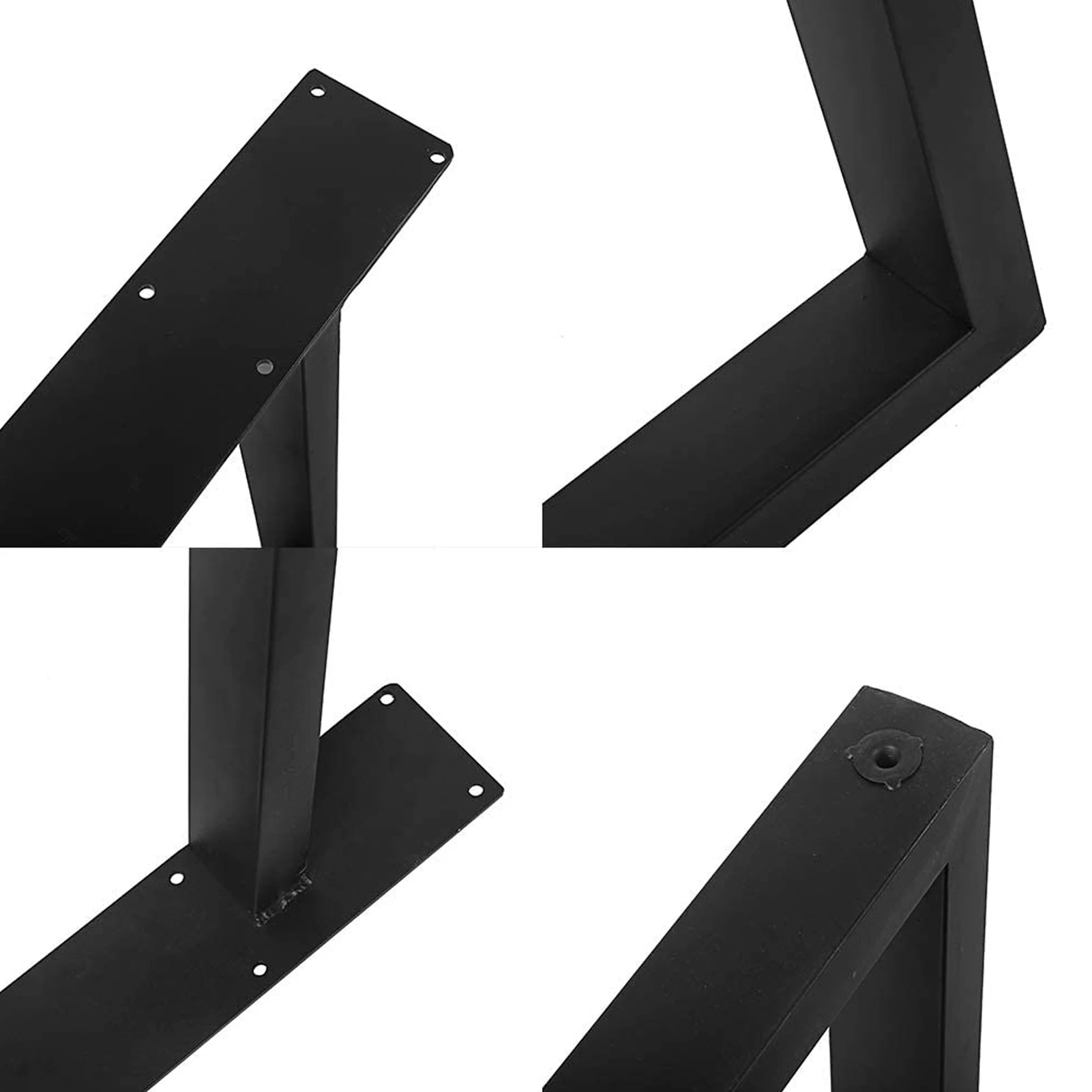 28 Inch Table Leg Modern Rectangle Dining Desk Feet Steel Industrial