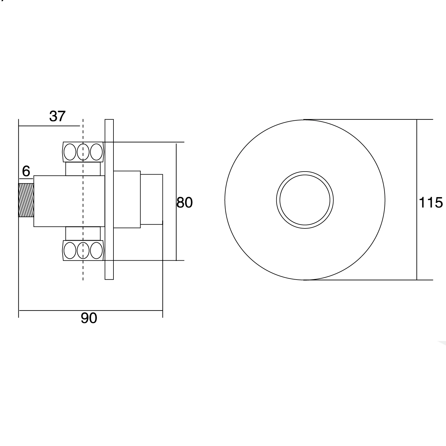 Full Brass Concealed Shower Valve Auto Shut Off Or Shower Timer Valve