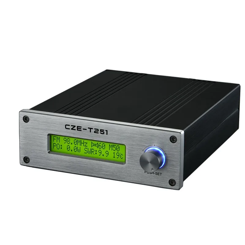 Professional CZE-T251 0-25W Adjustable FM Stereo Transmitter for