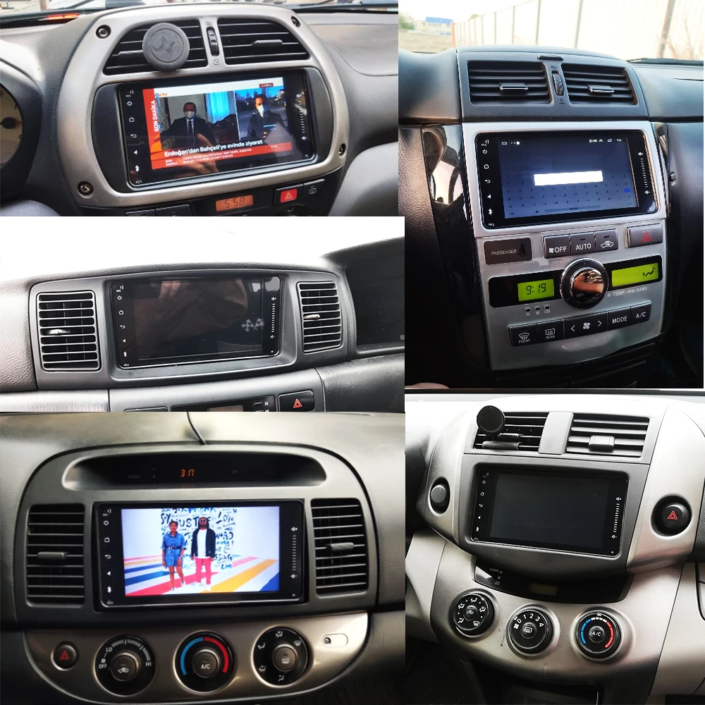 Universal 7inch 2 Din Android Radio For Toyota Corolla Vios Crown Camry