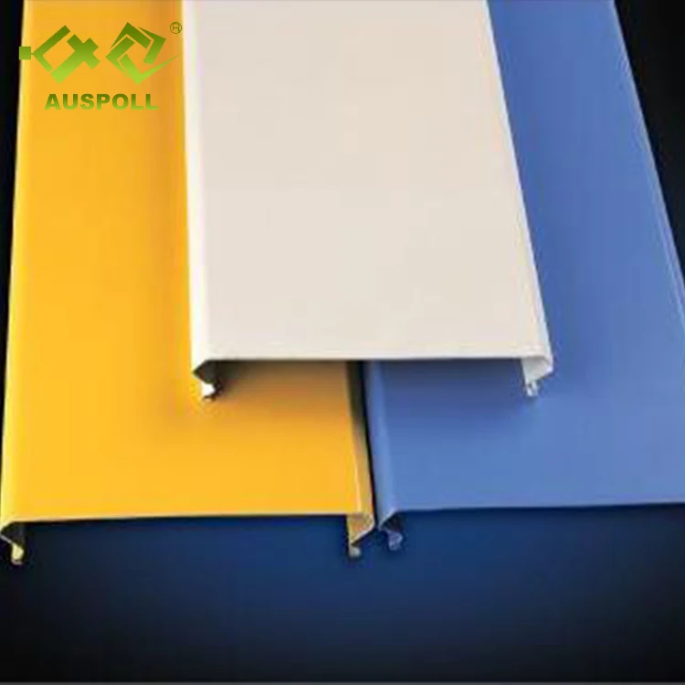 Building Material Aluminum ceiling tiles C-shaped strip ceiling panel design with ISO9001