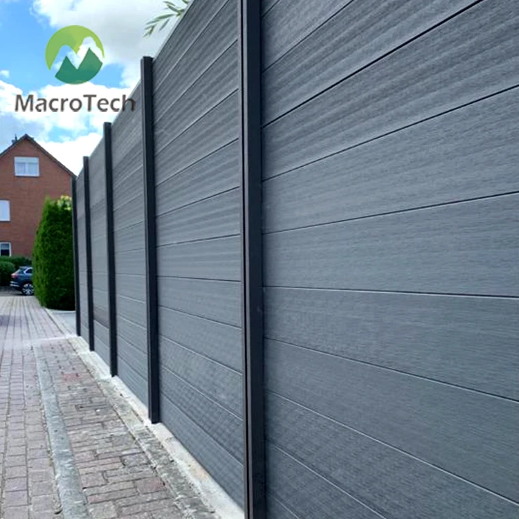Light gray wpc fence02