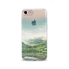 TPU translucent mobile phone shell, landscape pattern back cover shell, for iphone 6/7/8