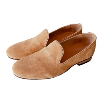 soft leather flat shoes