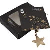 Black color packaging box small gift paper box with window