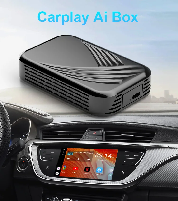 New 4+64gb Carplay Ai Box Cp-600 For Original Car Youtube Play ...