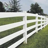 Fentech 4-Rail White Vinyl Farm Fence PVC Fence Machine Extruded