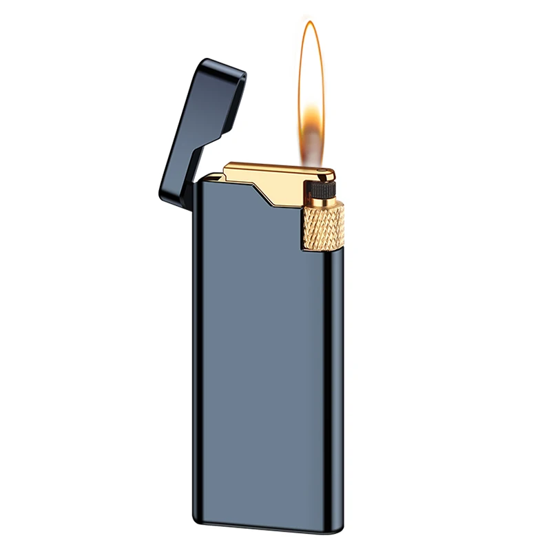 db 1299 flint lighter creative personality trend metal explosion style grinding wheel inflatable butane lighter-1