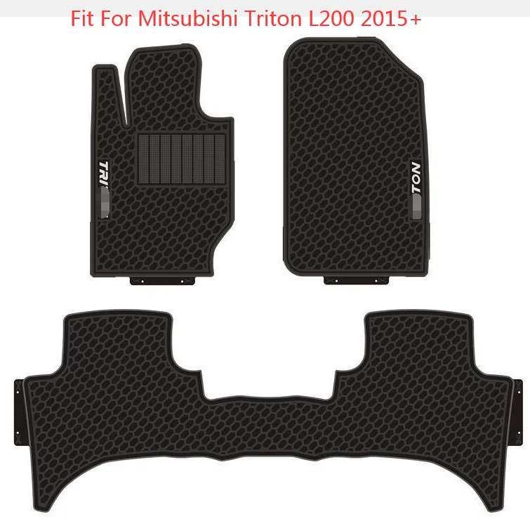 Full Set Position Custom Fit Car Floor Mats For Triton L200 2015 2016