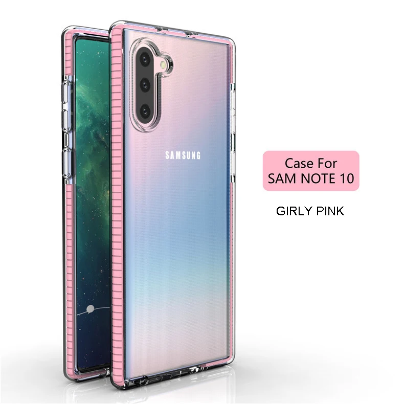 Soft Clear Phone Case for Samsung Note 10 S10e S10 S11 Plus A70 A50 Case for iPhone 11 / 11 Pro Case