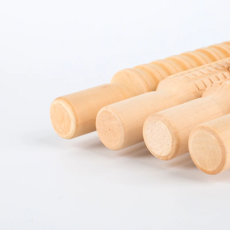 Wholesale 4pcs/set Kitchen Tools Protection Lotus Rolling Pins Wooden